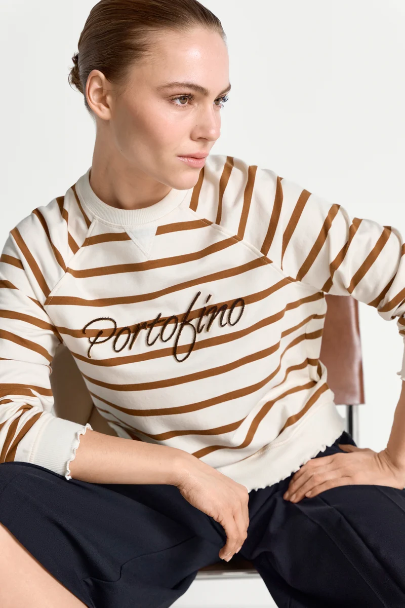 Striped Sweaty with Application