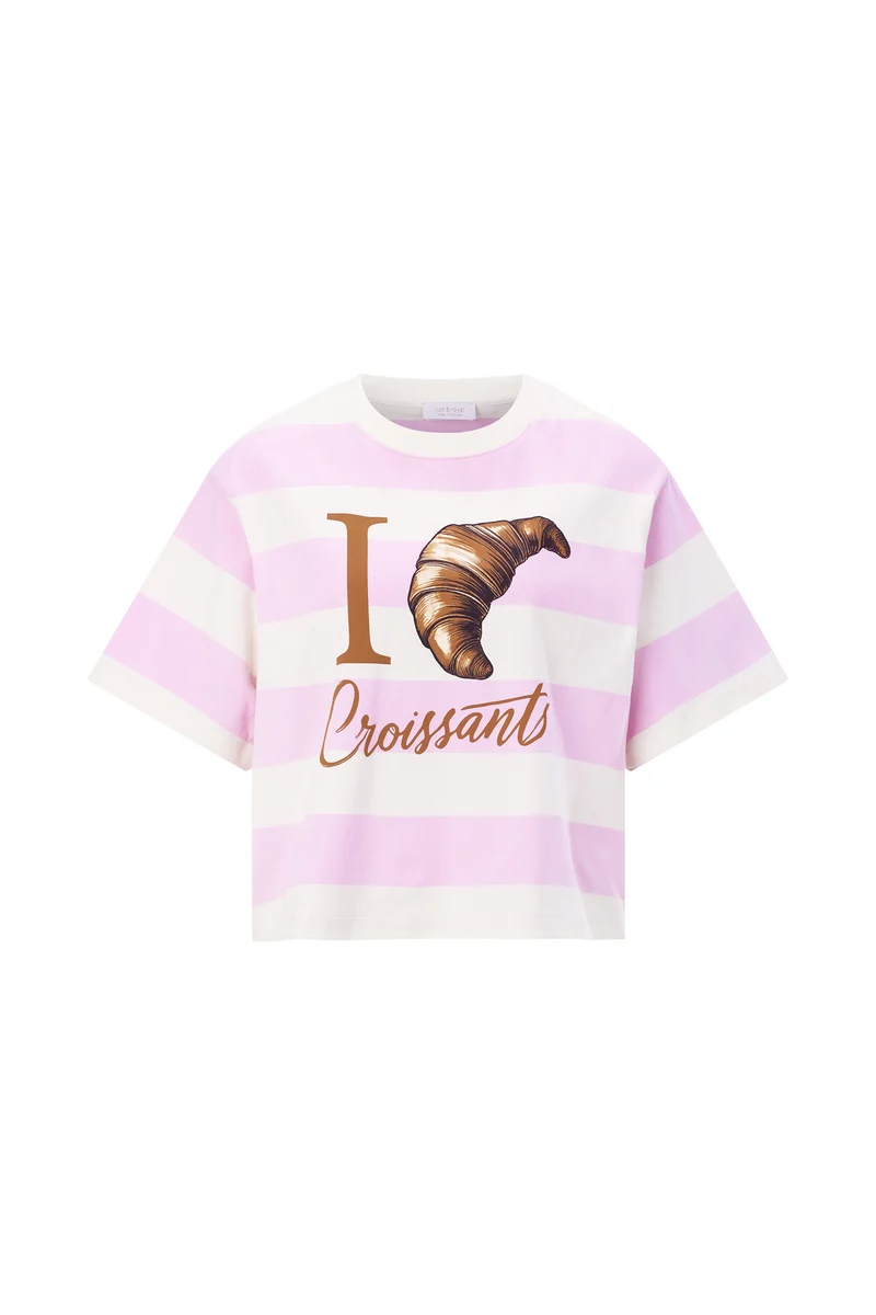 Boxy Striped Shirt Croissant