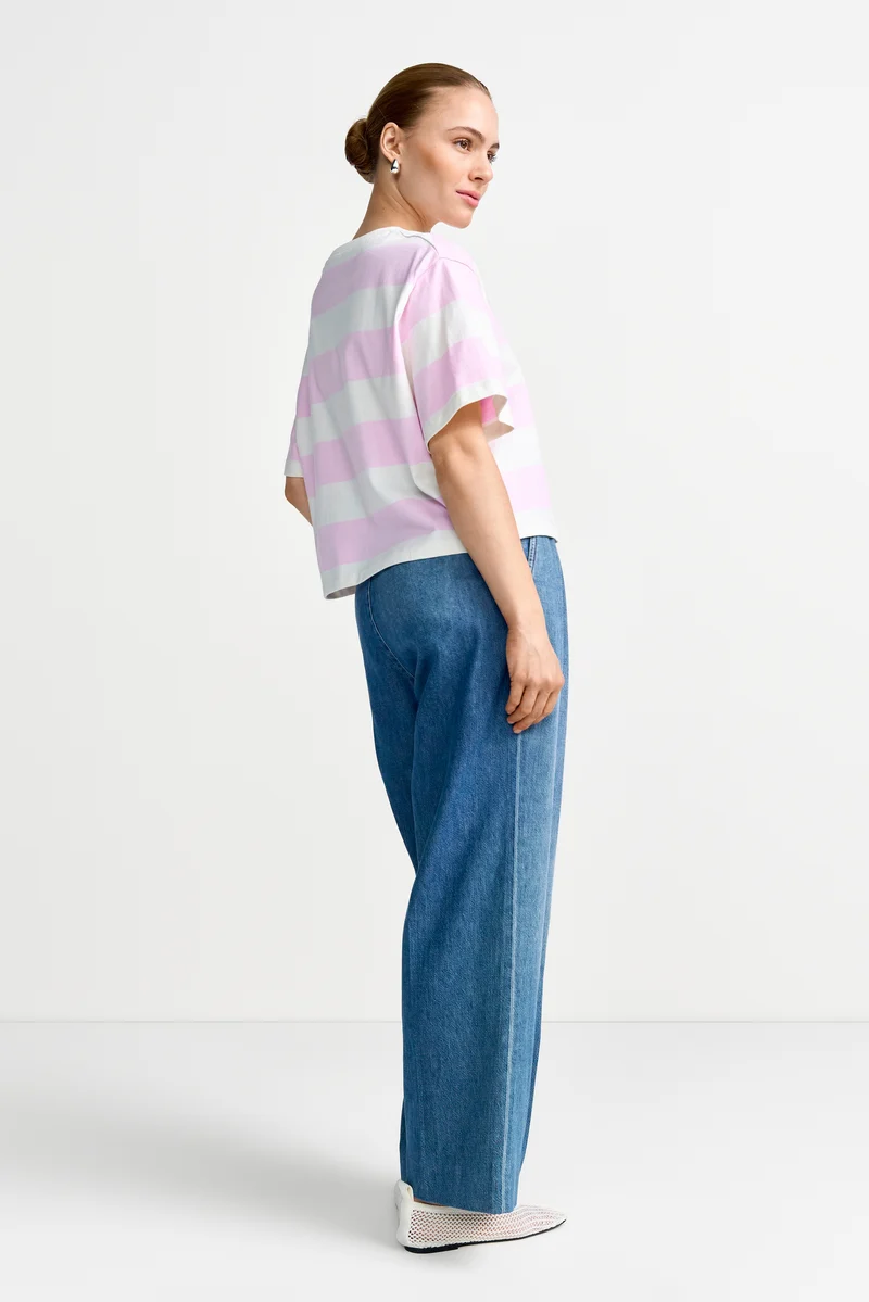 Boxy Striped Shirt Croissant