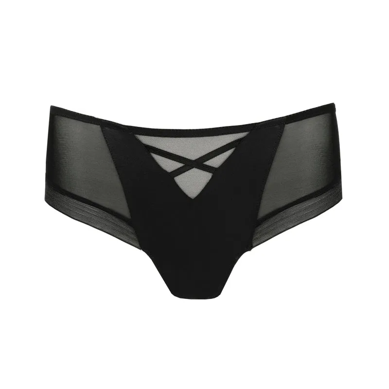 ZIPOLITE schwarz Hotpants