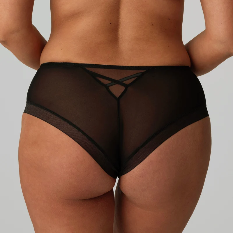 ZIPOLITE schwarz Hotpants
