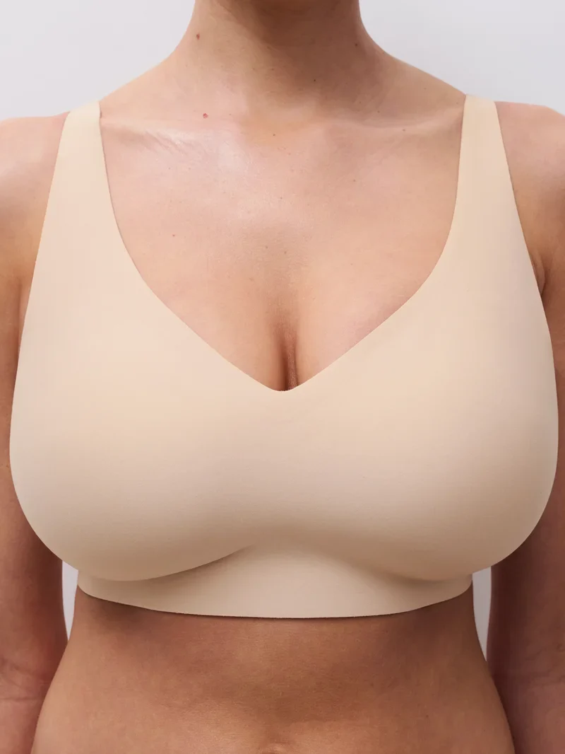 Chantelle - Softstretch Power Plunge Bügelloser BH Golden Beige