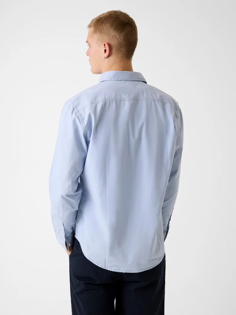 GJ LS SLIM POCKET SHIRT