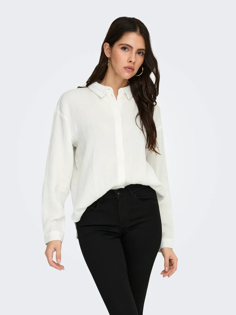 JDYTHEIS LIFE L/S LOOSE SHIRT WVN NOOS