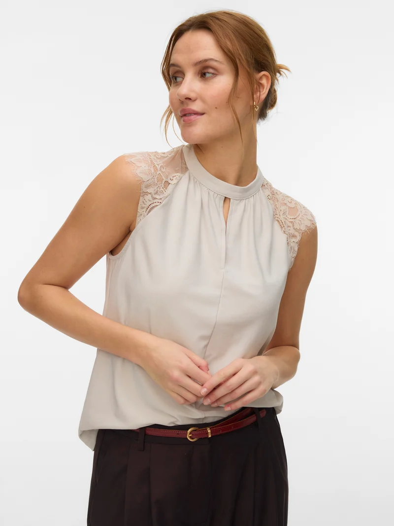 VMMILLA SL LACE TEE NOOS
