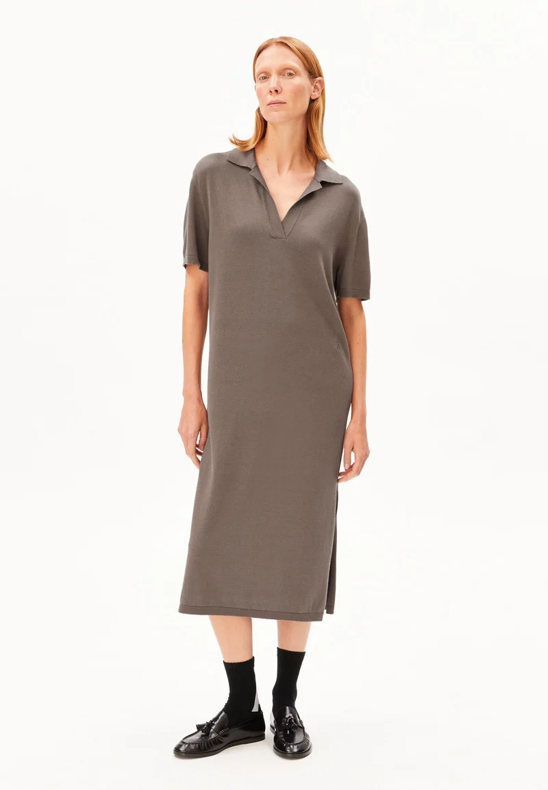 FINE POLO KNIT DRESS