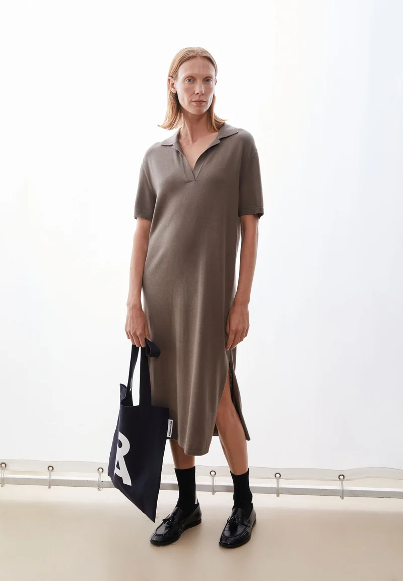 FINE POLO KNIT DRESS