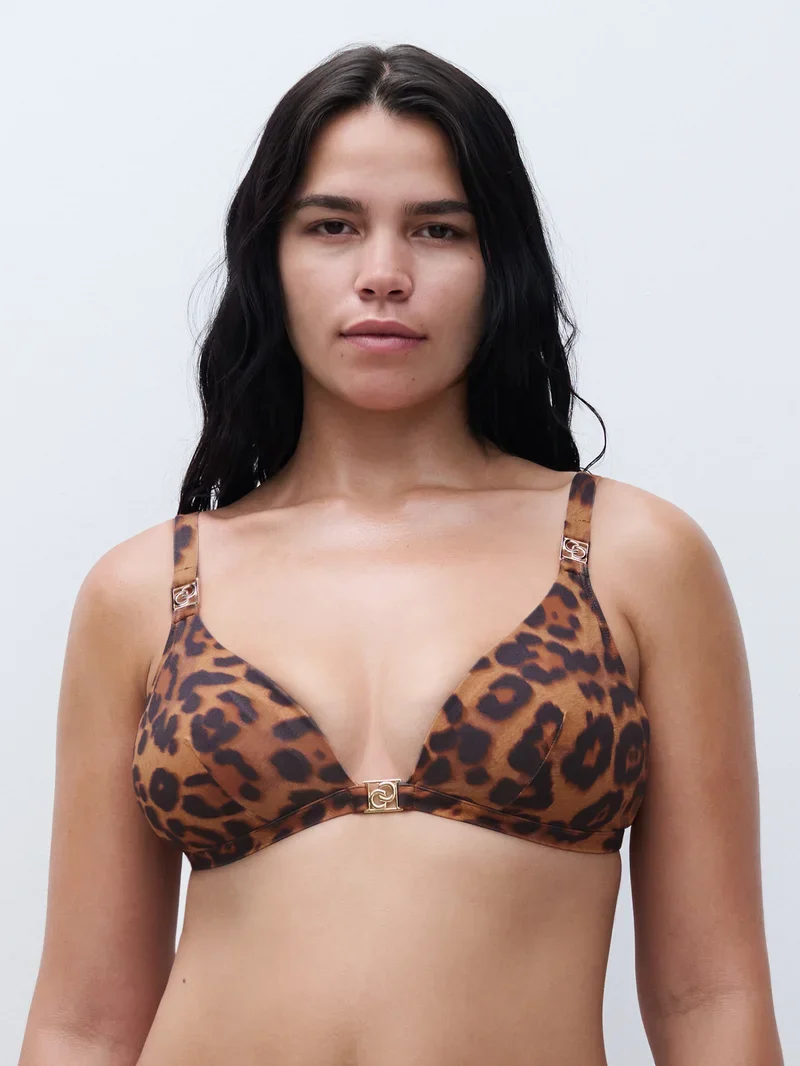 Chantelle Swimwear - Sauvage Bügelloser Triangel-Spacer-Bikini Wild Leopard