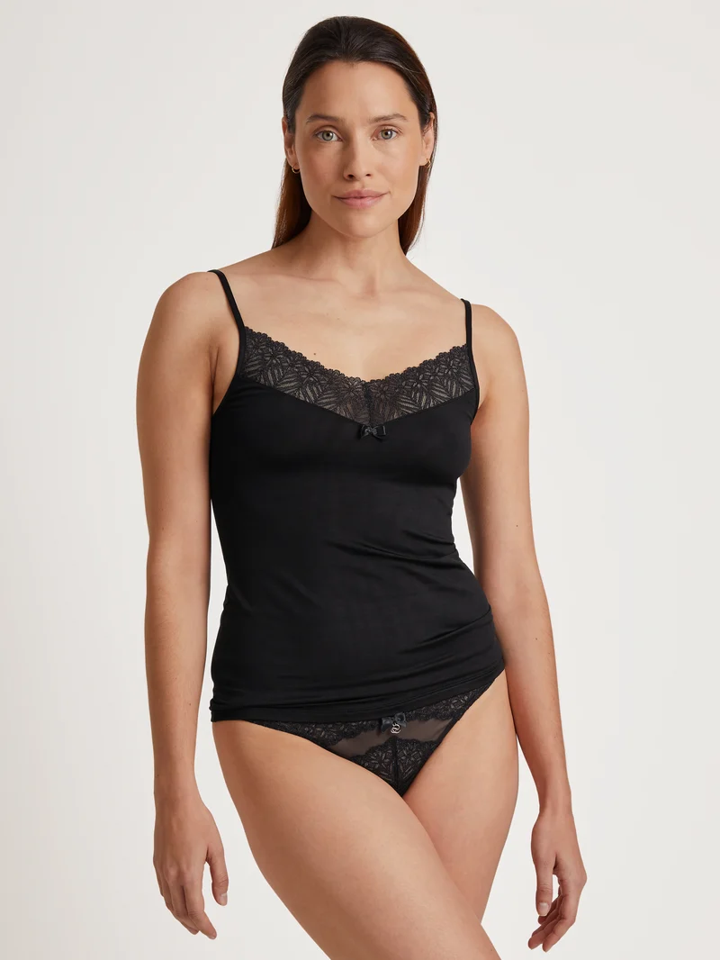 DAMEN String, schwarz