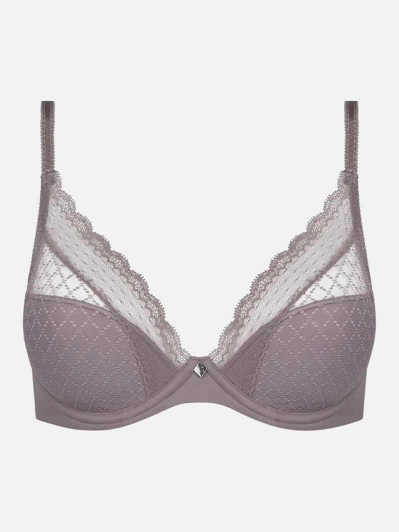 Chantelle EasyFeel – Norah Chic Plunge T-Shirt-BH Bronzed Taupe