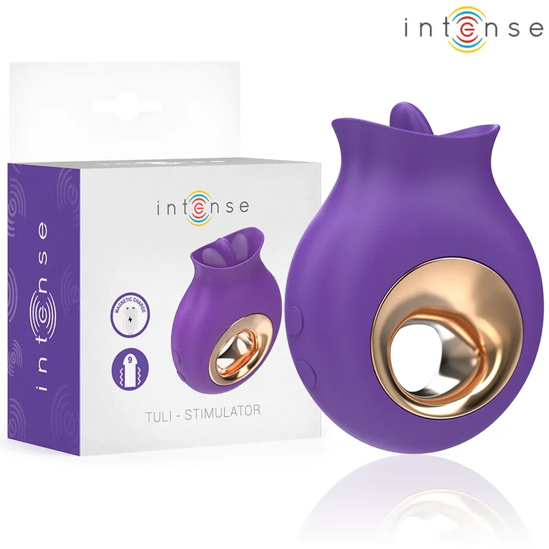 INTENSE - TULI KLITORISSTIMULATOR 9 VIBRATIONEN & 9 OSZILLATIONEN LILA