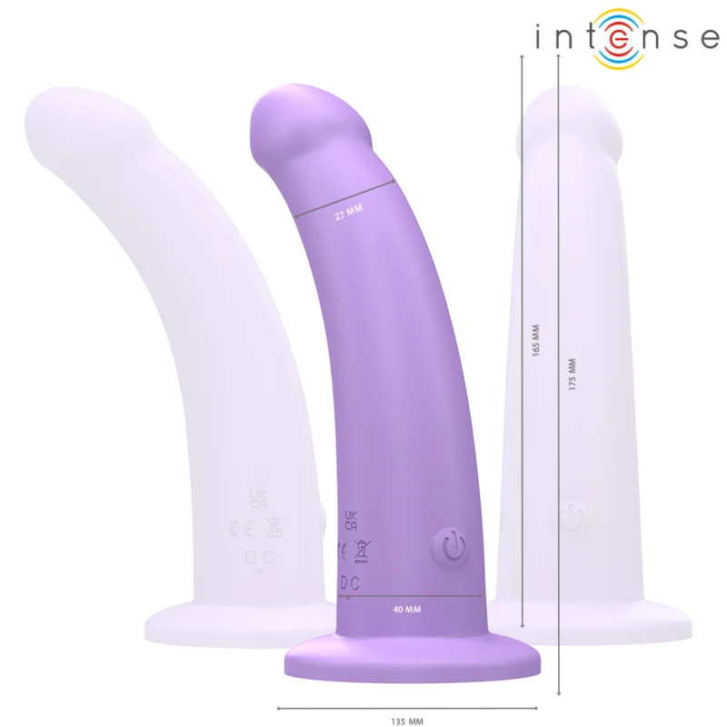 INTENSE - EDDIE VIBRATOR 17,5 CM 10 VIBRATIONEN LILA FERNBEDIENUNG