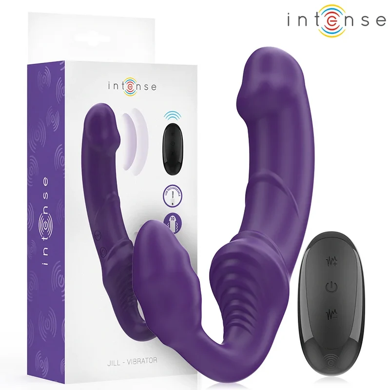 INTENSE - JILL DOPPELVIBRATOR 20 CM LILA FERNBEDIENUNG