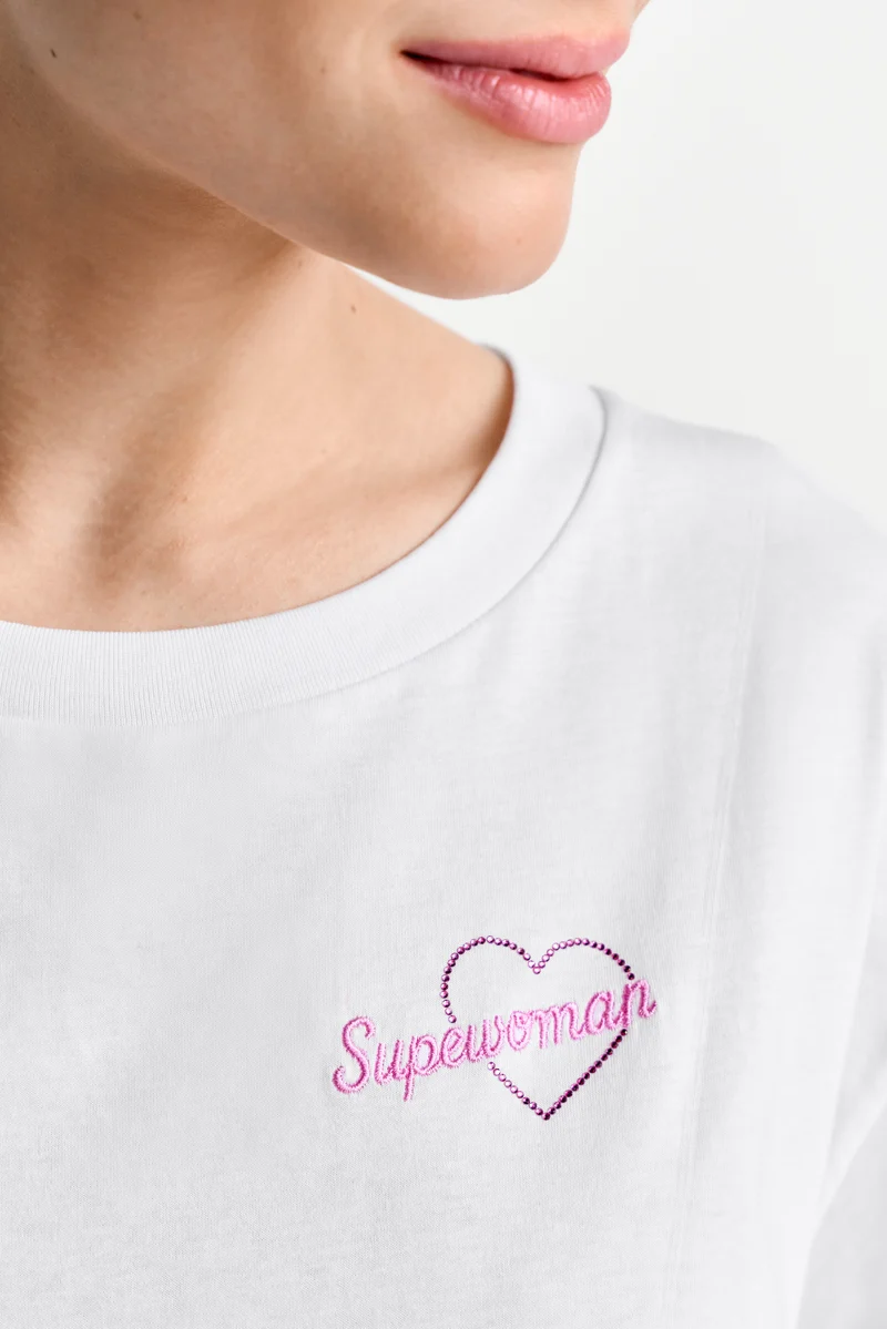 Boyfriend Sparkle Organic Shirt