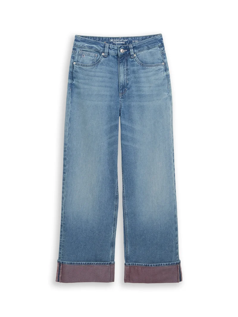 TTLINOU WIDE Jeans mit Turn-Up