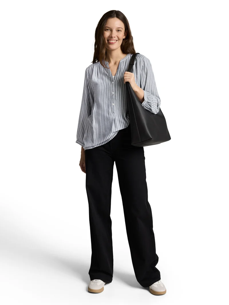 Bluse mit Streifenmuster