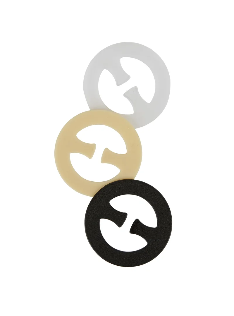 Secret Weapons – Bra Bits Circle BH-Clips Klar, Nude & Schwarz