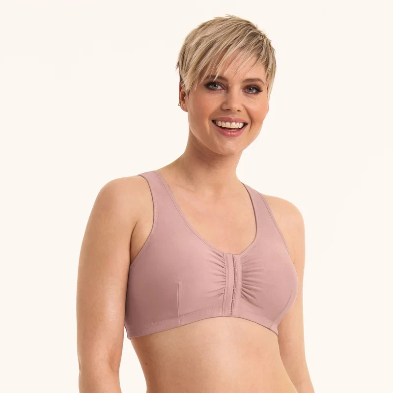 Anita Care - Hazel Post-Mastektomie-BH mit Frontverschluss, Rosenholz