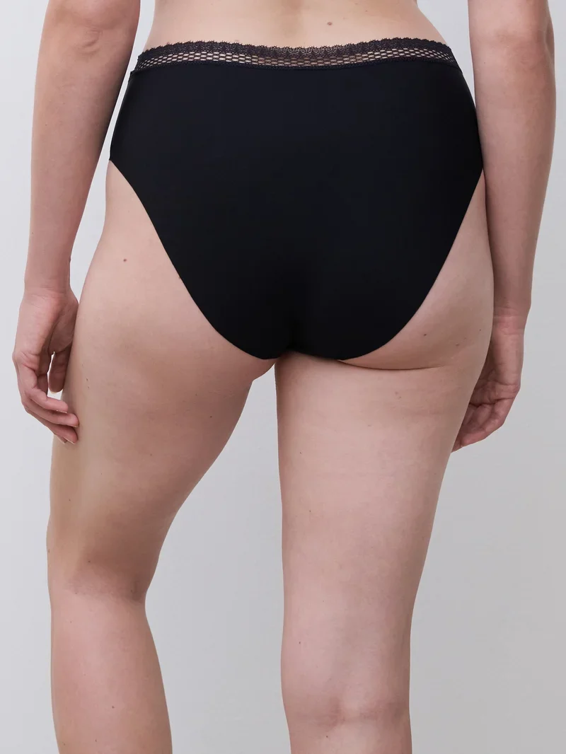 Chantelle - Cozy Chic High Cut Slip Schwarz