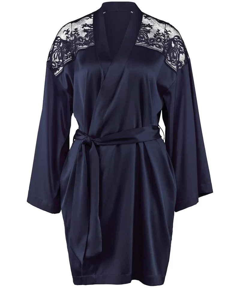 Aubade - Midnight Whisper Kimono Abendblau