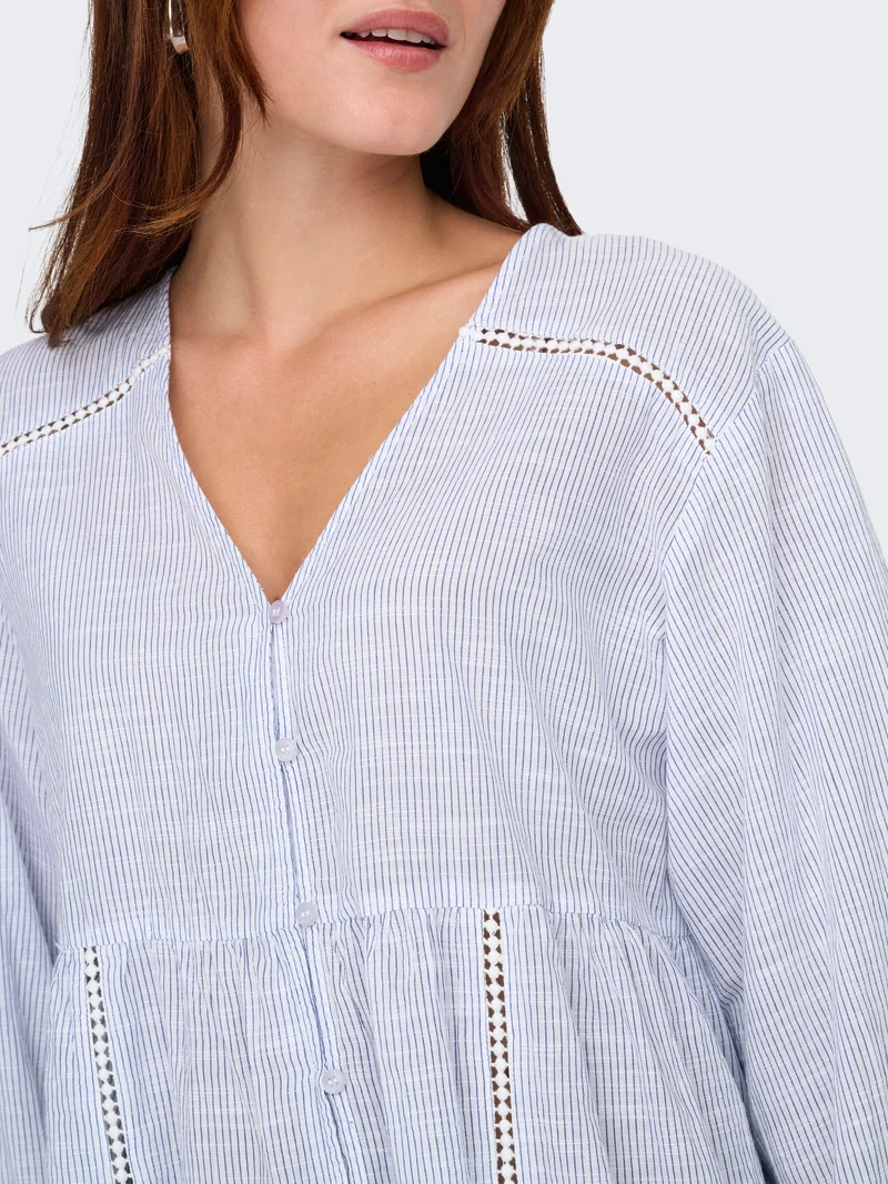 ONLNORA L/S V-NECK SHIRT NOOS WVN