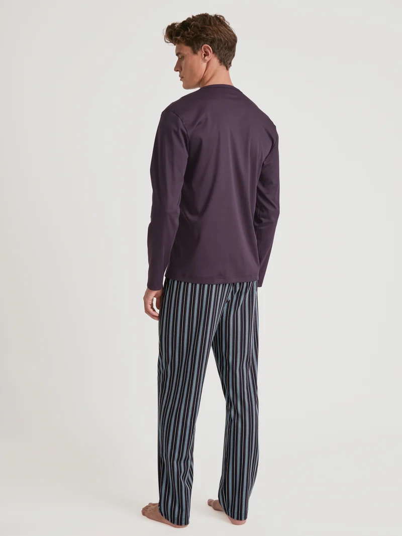HERREN Pyjama, plum