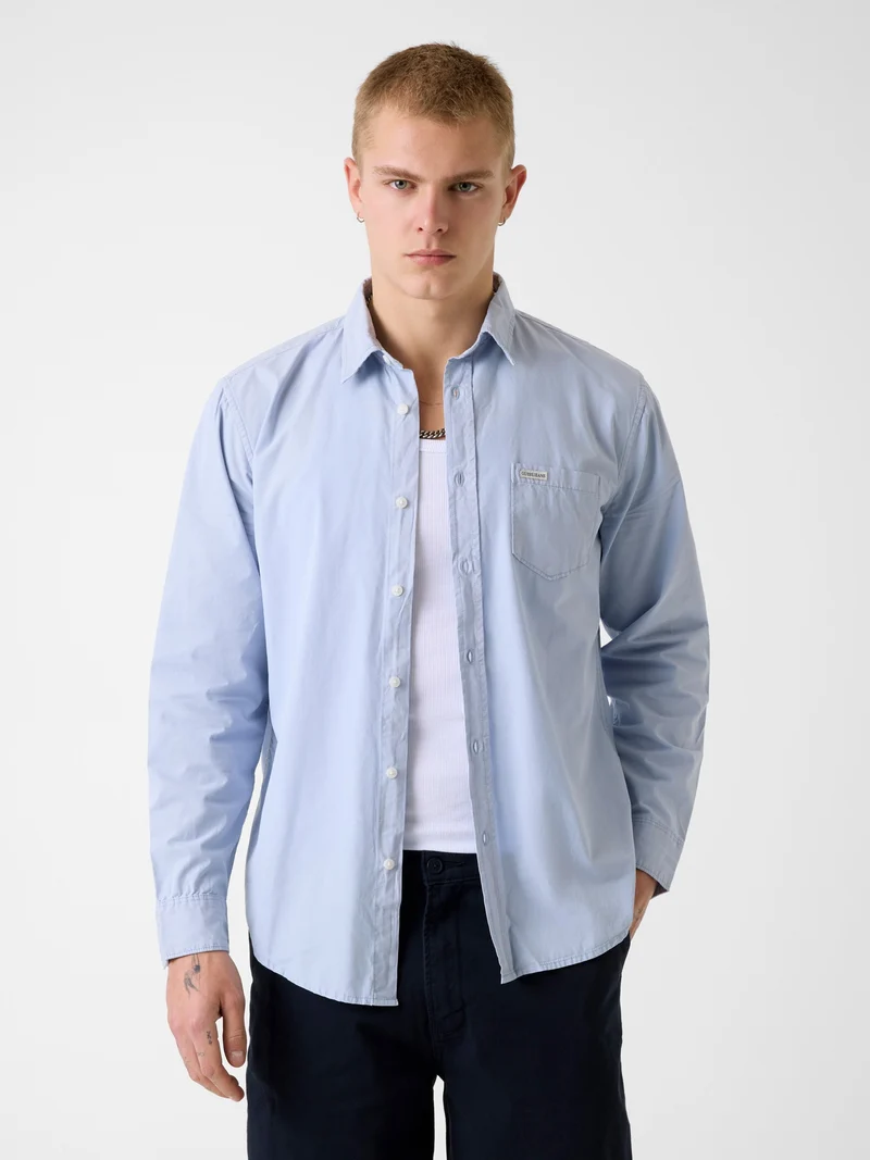 GJ LS SLIM POCKET SHIRT