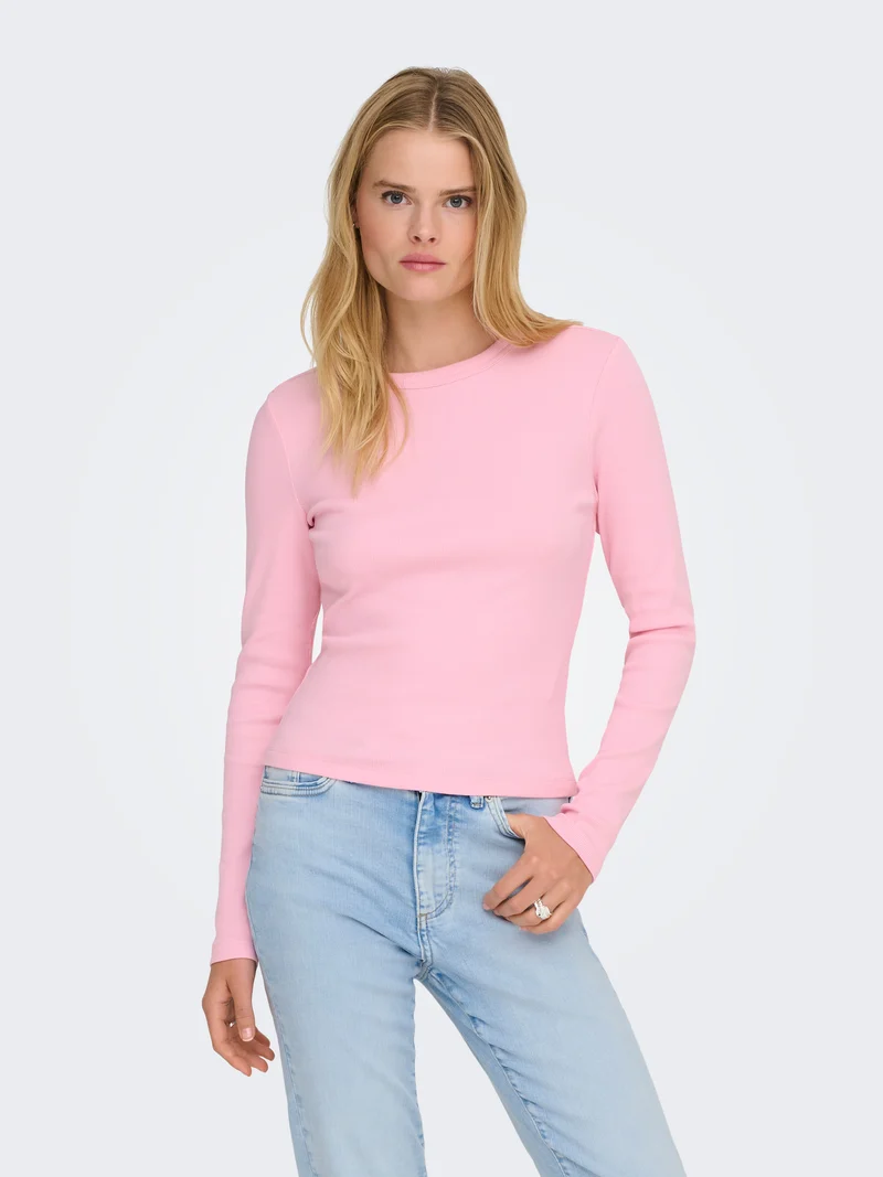 ONLVAL L/S O-NECK TOP JRS