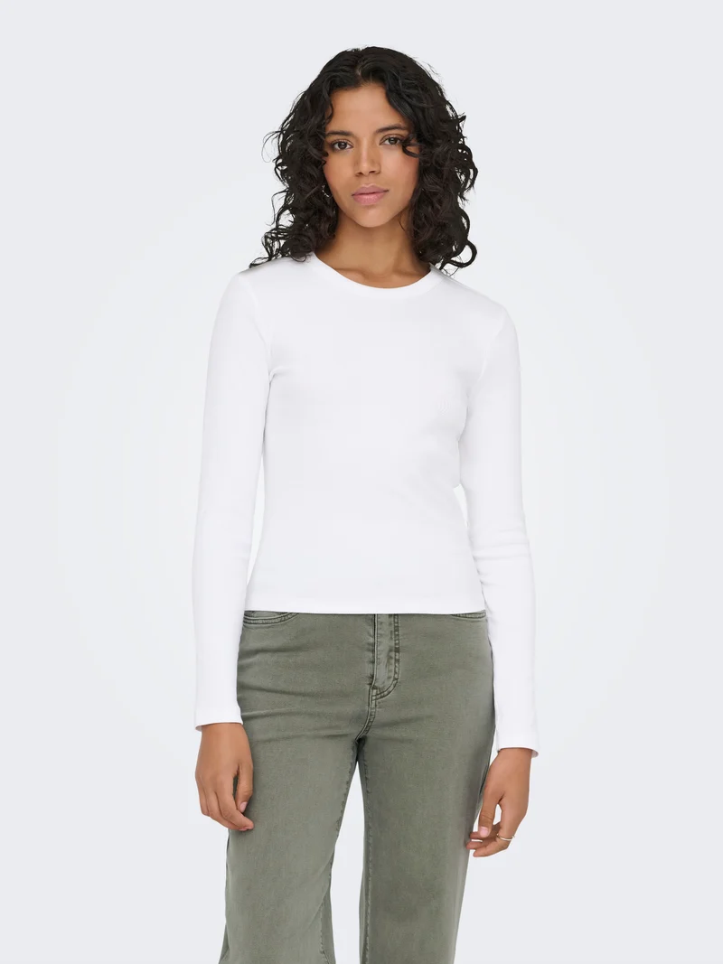 ONLVAL L/S O-NECK TOP JRS NOOS