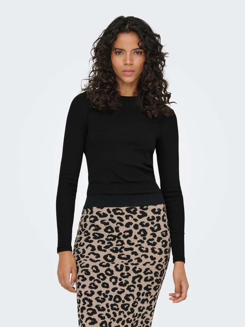ONLVAL L/S O-NECK TOP JRS NOOS