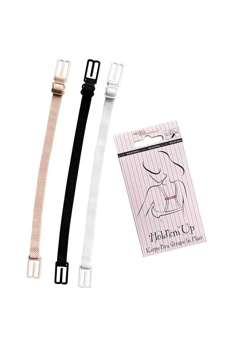 Secret Weapons - Bra Bits Hold Em Up Straps Schwarz