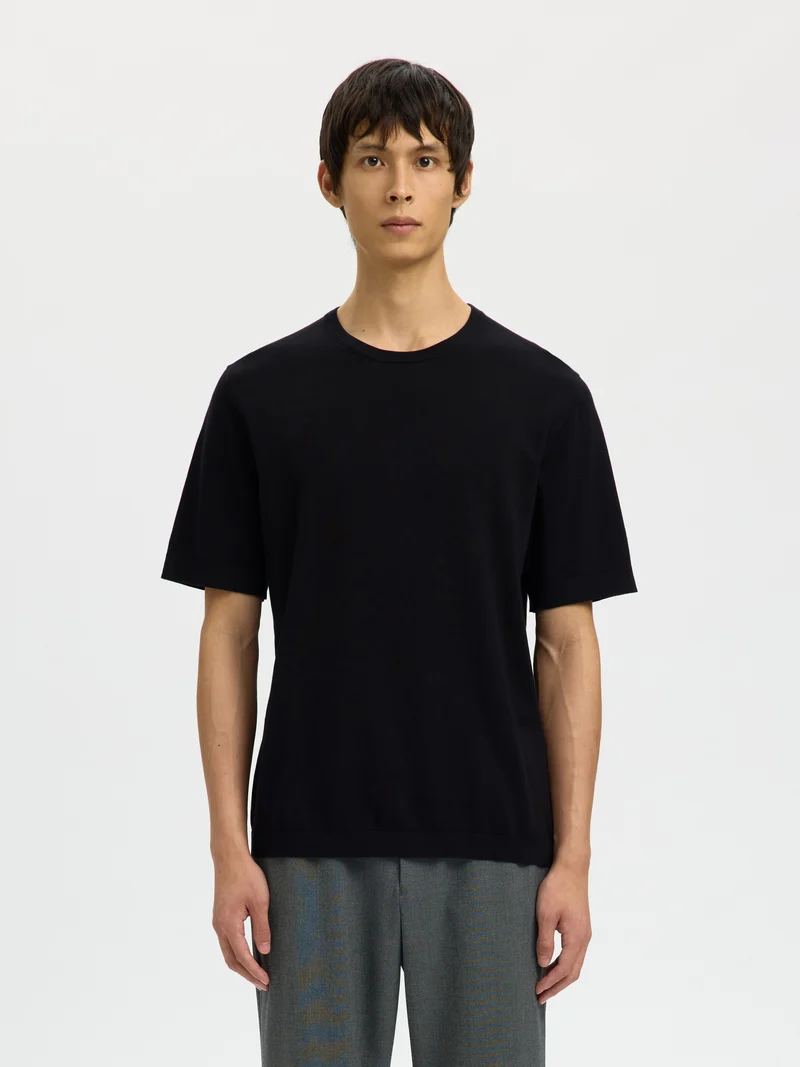 SLHTORINO SS KNIT CREW NECK NOOS