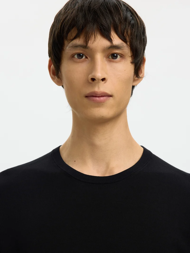 SLHTORINO SS KNIT CREW NECK NOOS