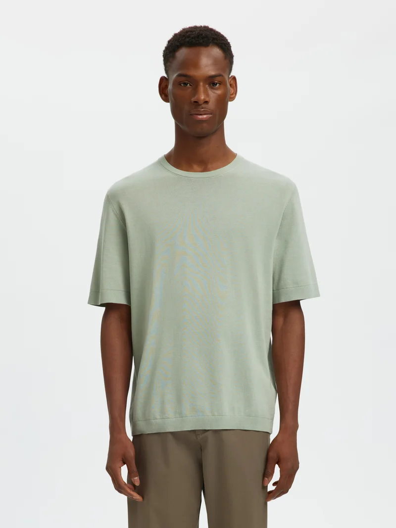 SLHTORINO SS KNIT CREW NECK NOOS