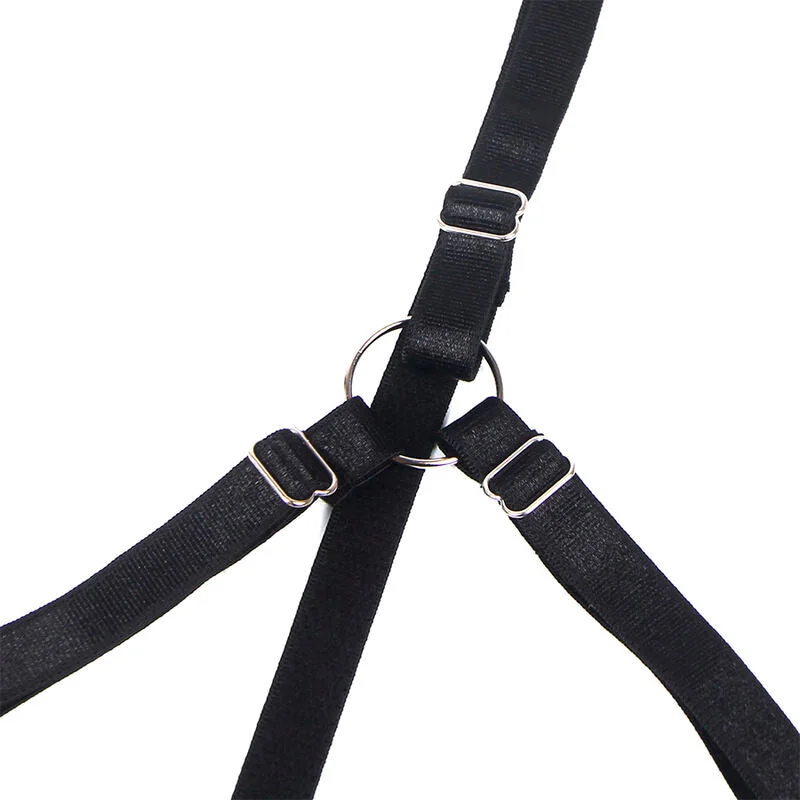 SUBBLIME - 955205 BH-SET MIT VERSTELLBARER SCHWARZER SCHLEIFE L/XL