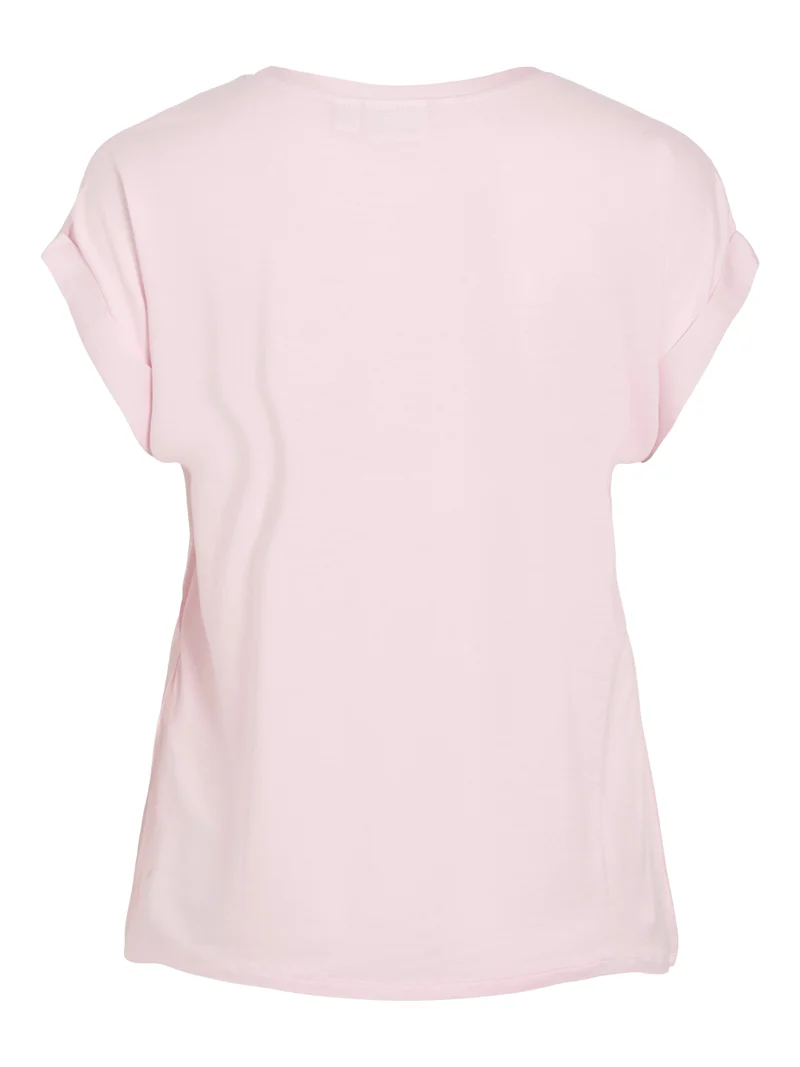 VIELLETTE S/S SATIN TOP - NOOS