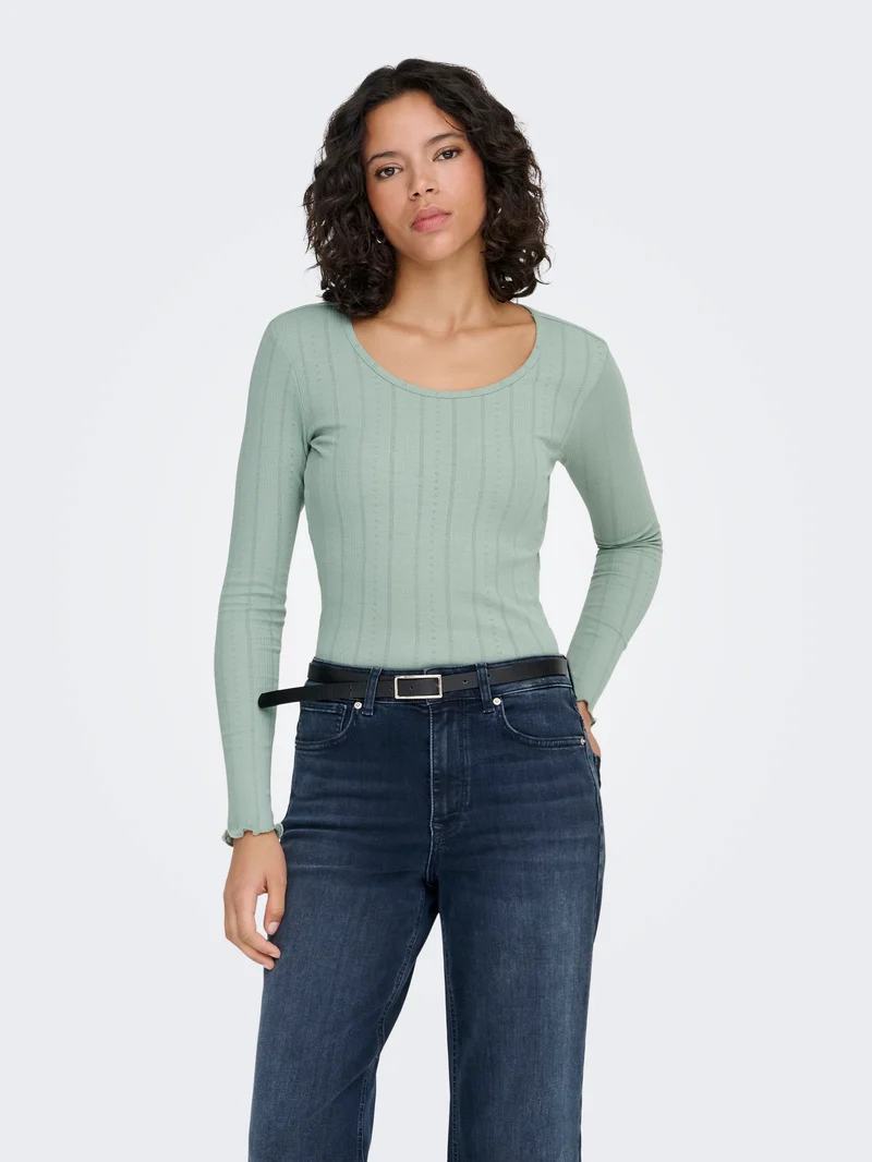 ONLTENNA O-NECK L/S TOP JRS NOOS