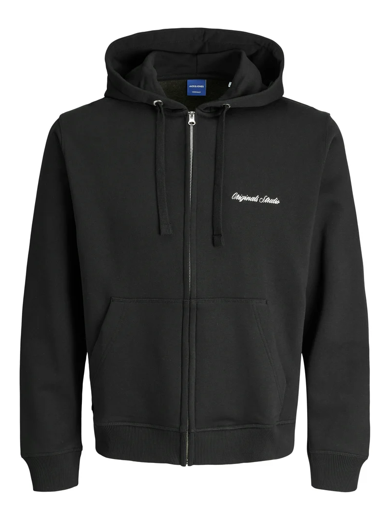 JORNORREBRO EMB SWEAT ZIP HOOD NOOS