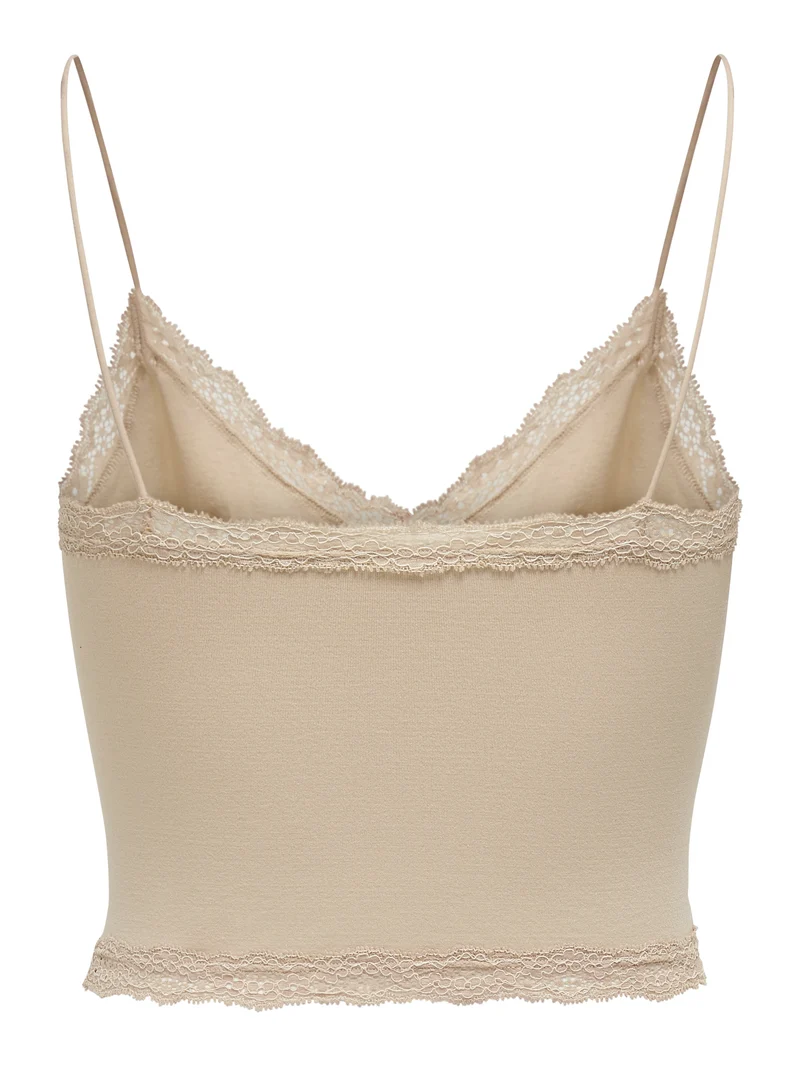 ONLVICKY LACE SEAMLESS CROPPED TOP NOOS