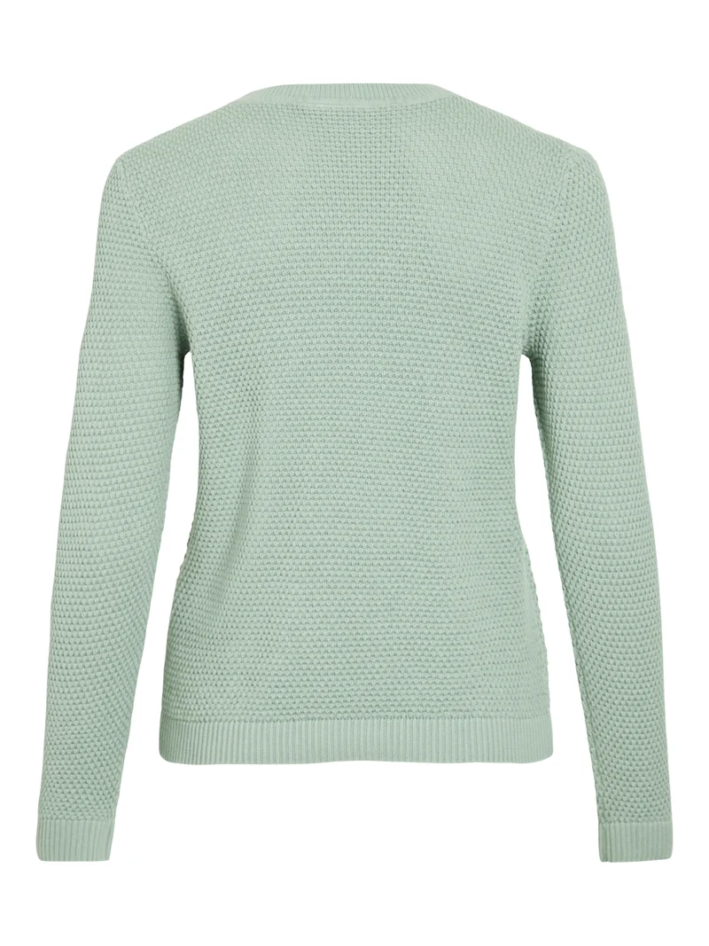 VIDALO O-NECK L/S KNIT TOP- NOOS