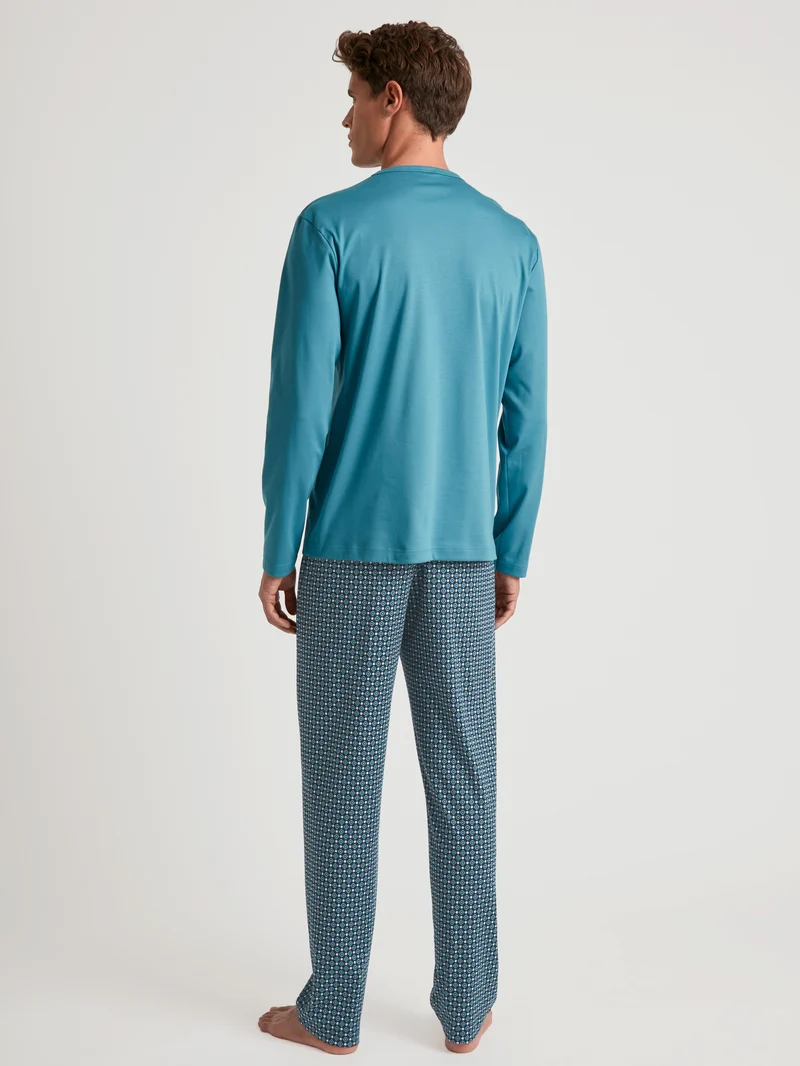 HERREN Pyjama, storm blue
