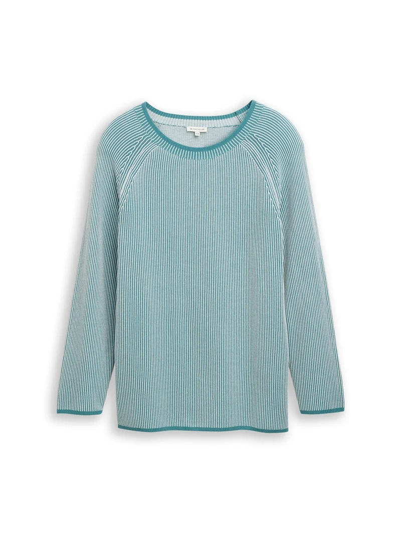 Plus Size - Strickpullover mit Streifen