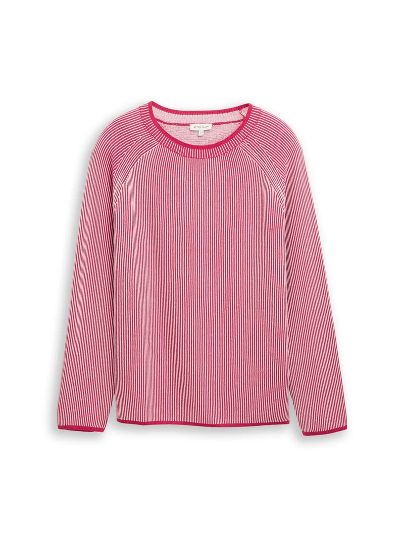 Plus Size - Strickpullover mit Streifen