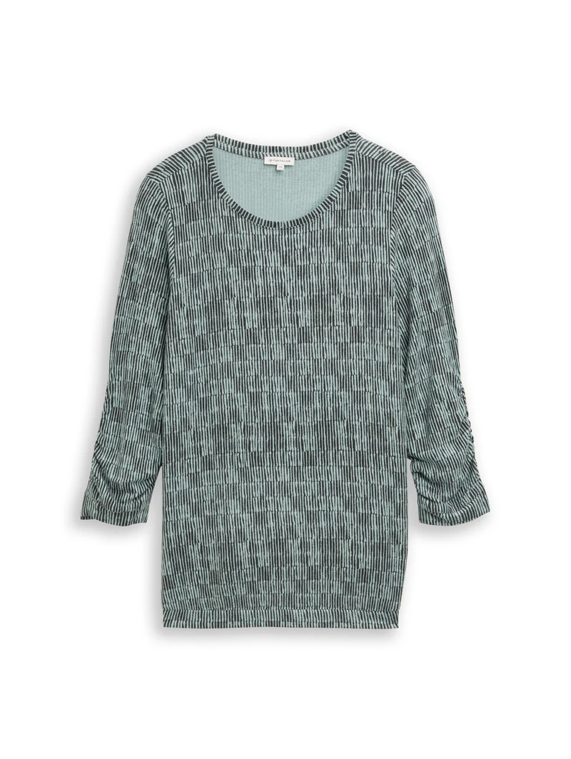 Plus Size - Langarmshirt mit Print