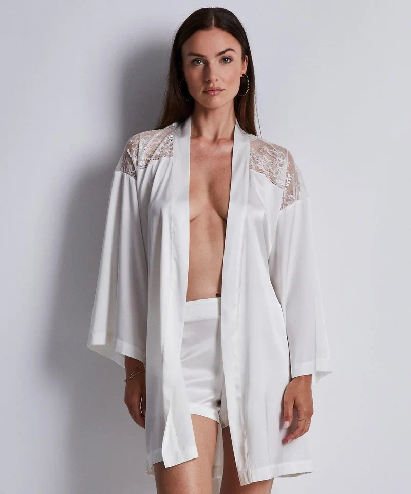 Aubade - Midnight Whisper Kimono Opale