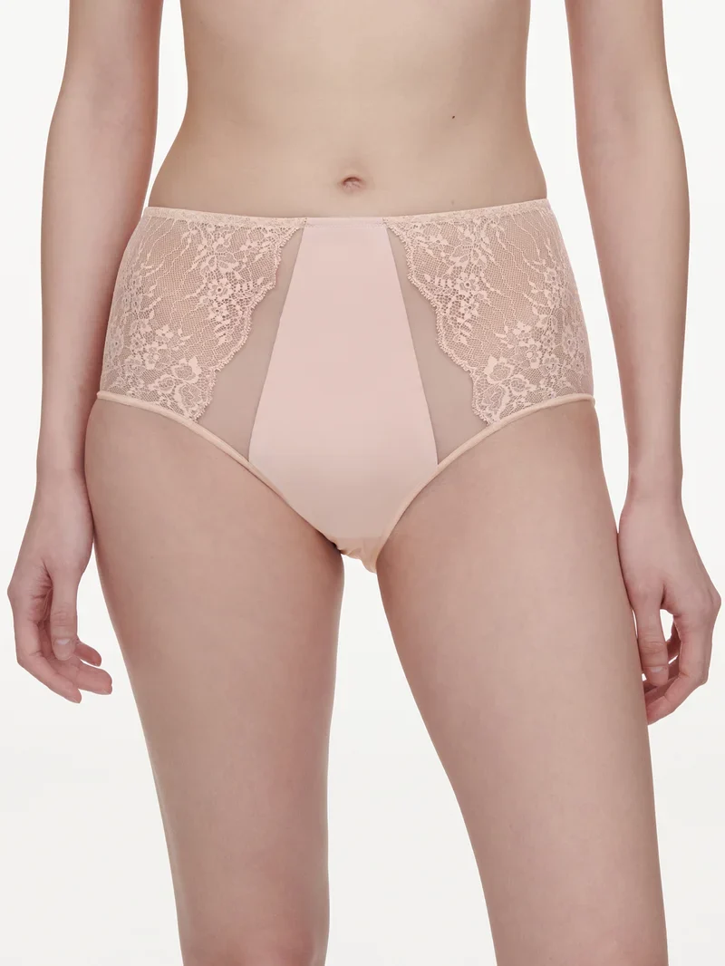 Chantelle - Crush High-Waist Full Brief Dunkelrosa
