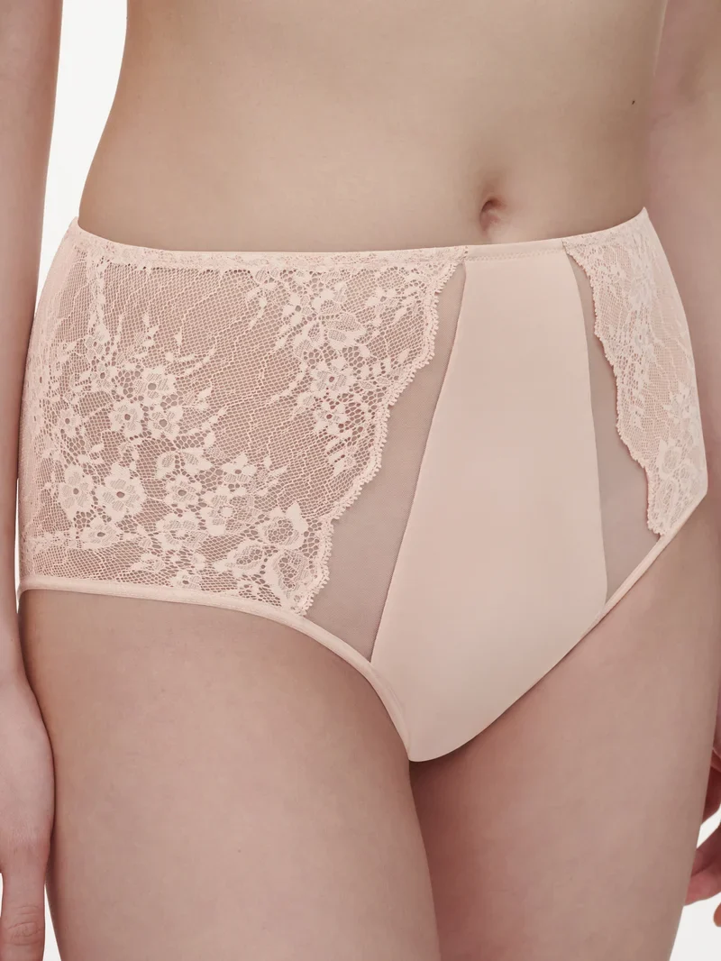 Chantelle - Crush High-Waist Full Brief Dunkelrosa