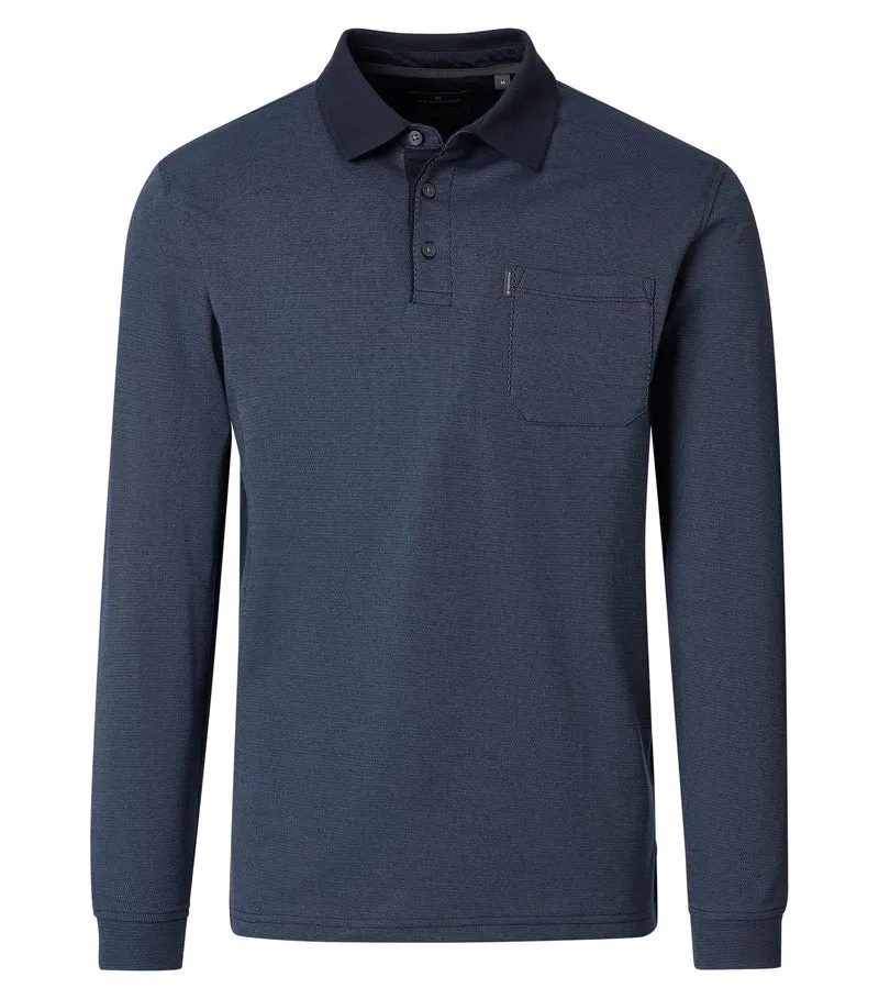 Polo-Shirt Langarm