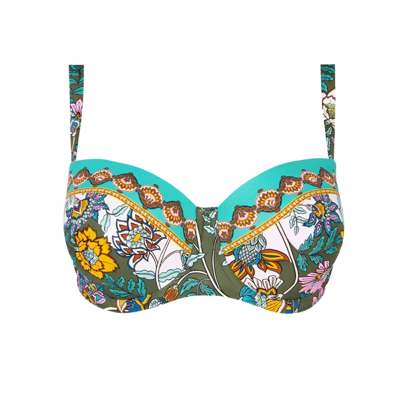 Lise Charmel Bademode - Fleur Persane Gepolstertes Bikinioberteil Bronze Persanne