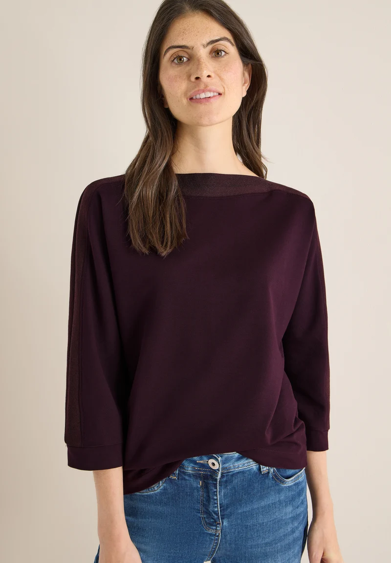 Batwing Shirt mit Tape